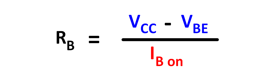Basiswiderstand RB, Formel ur Berechnung