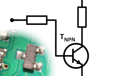 NPN Transistor als Schalter Symbolbild
